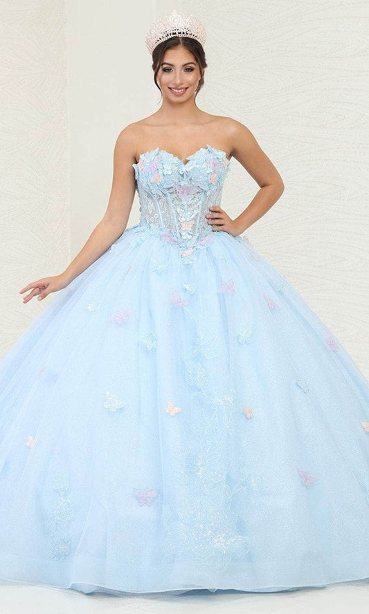 Vestido de XV Años Layla K LK246 - BABY BLUE