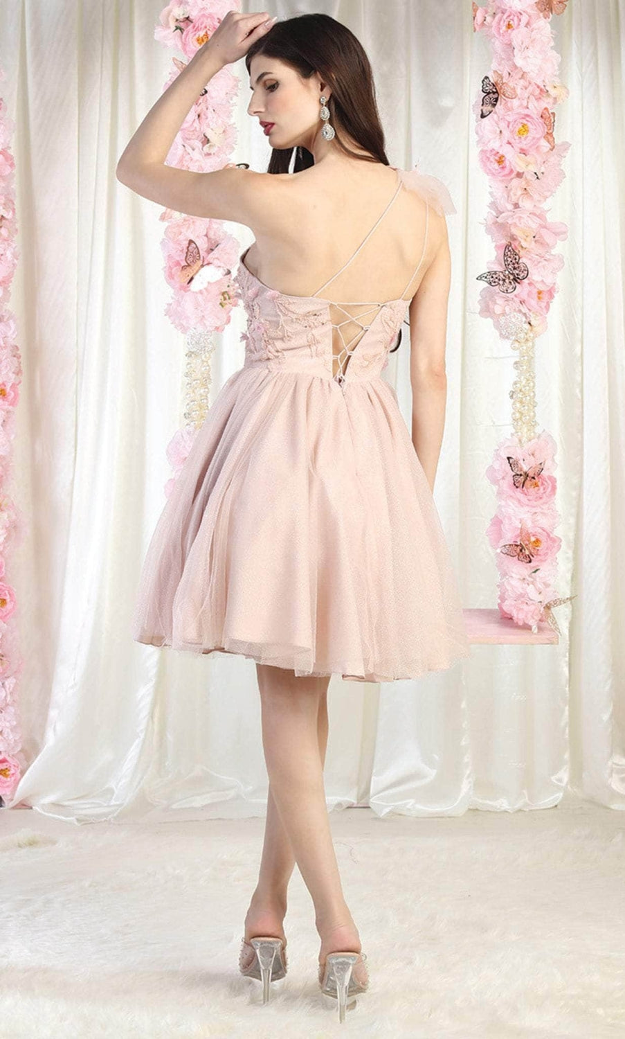 Vestido Corto de Cóctel May Queen MQ1952
