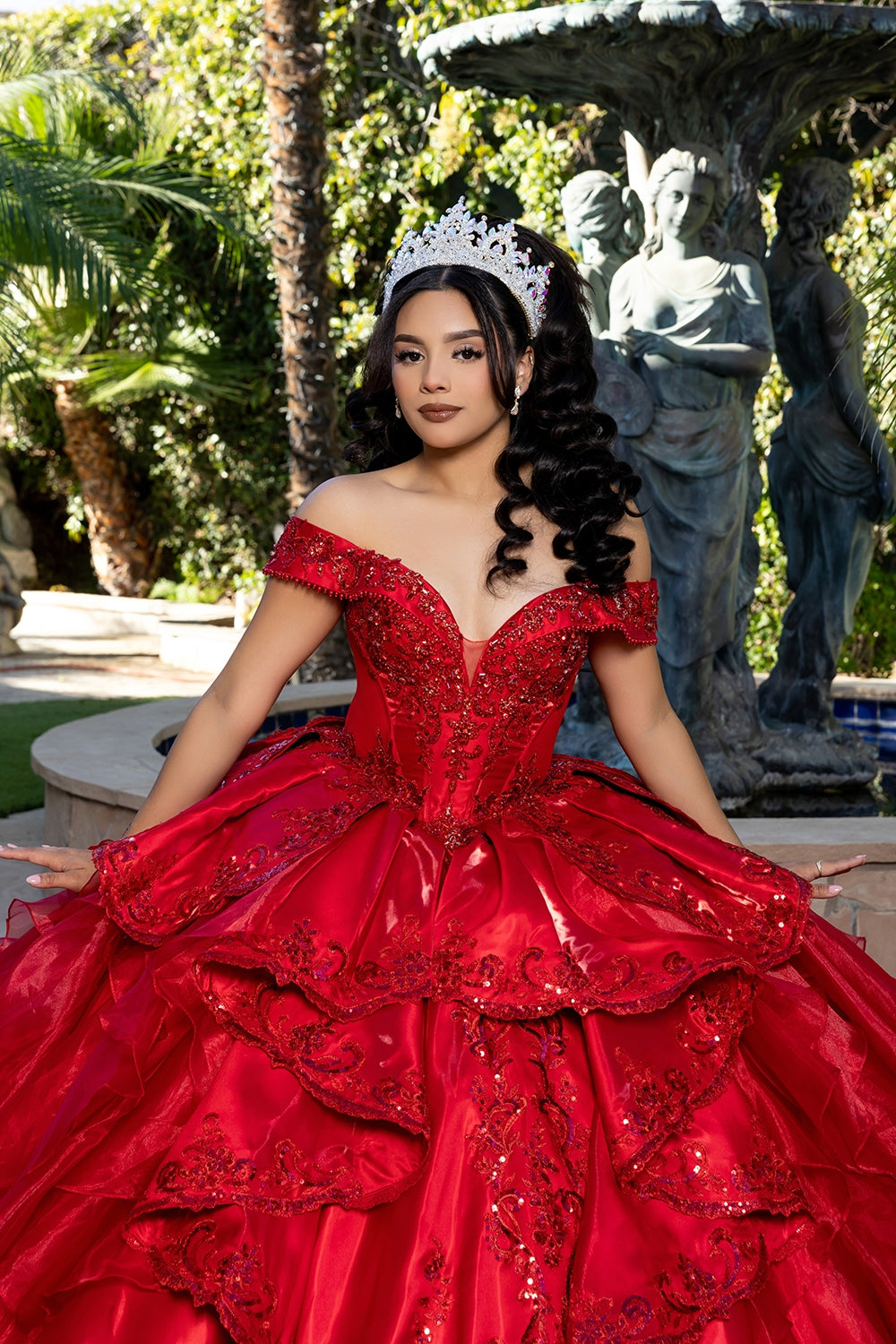 Vestido de XV Años Layla K LK300 - RED