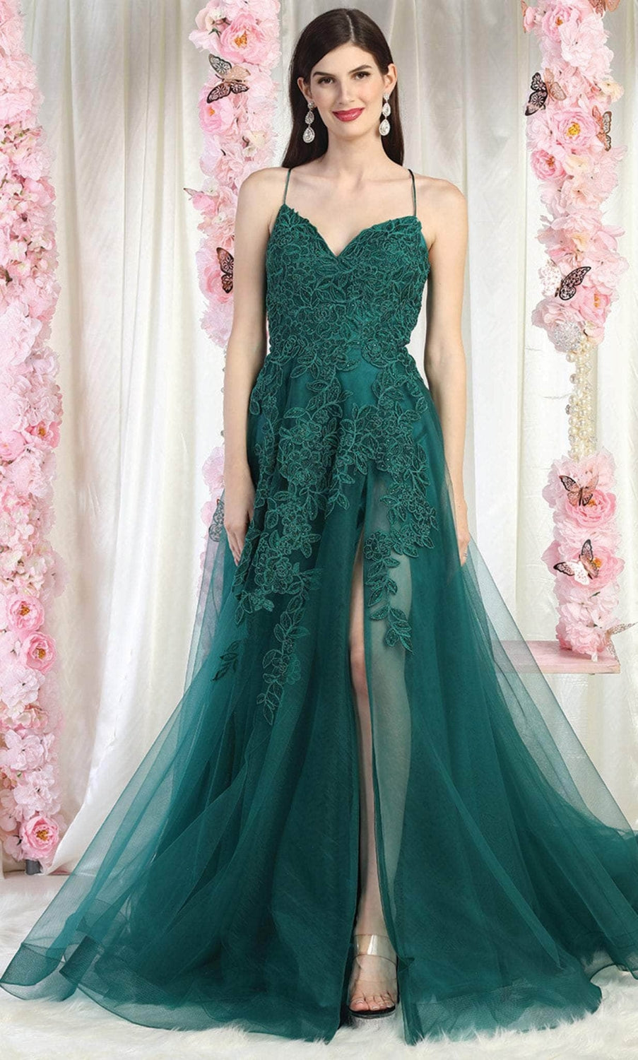 Vestido de Prom May Queen MQ2013 - HUNTER GREEN