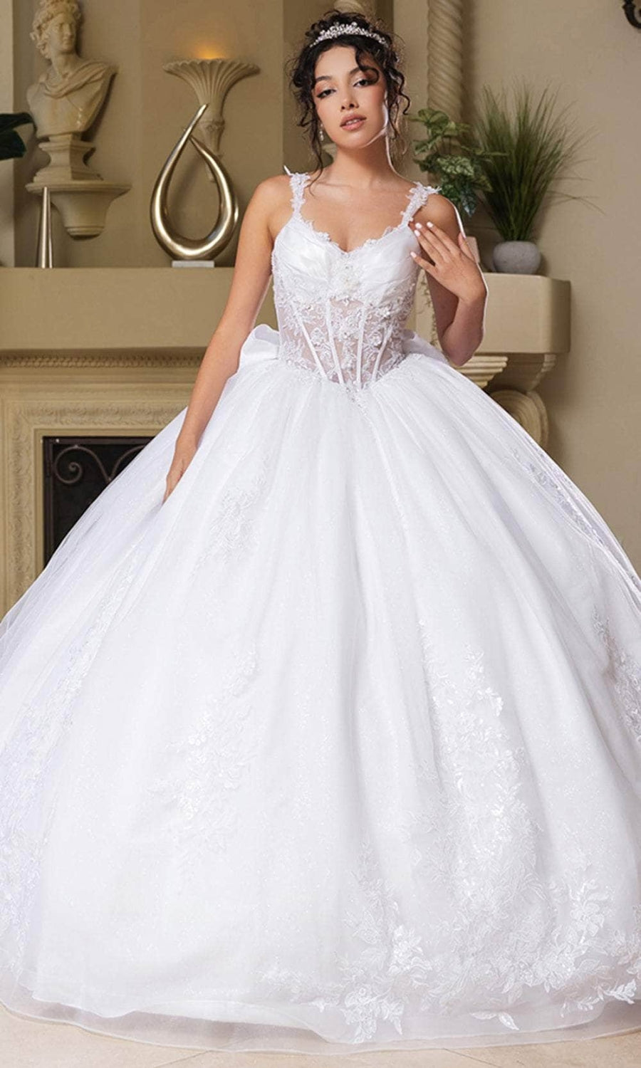 Vestido de XV Años Layla K LK269 - IVORY