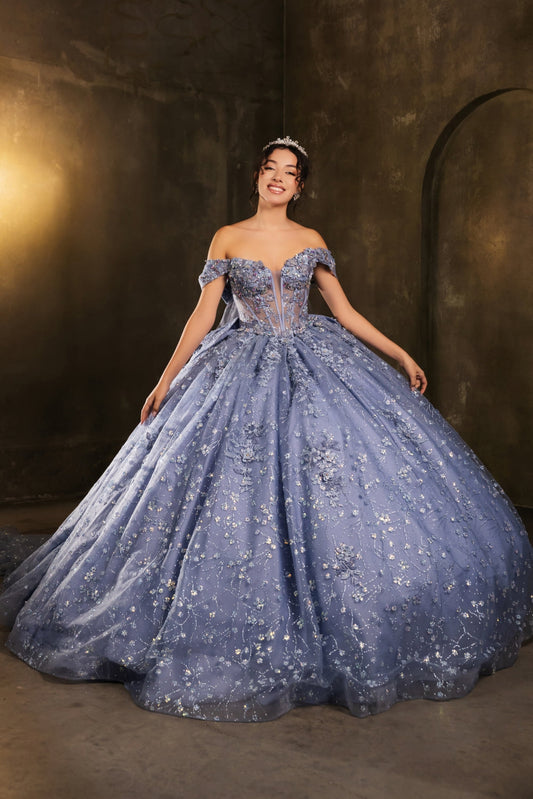 Vestido de XV Años Layla K LK273 - DUSTY BLUE