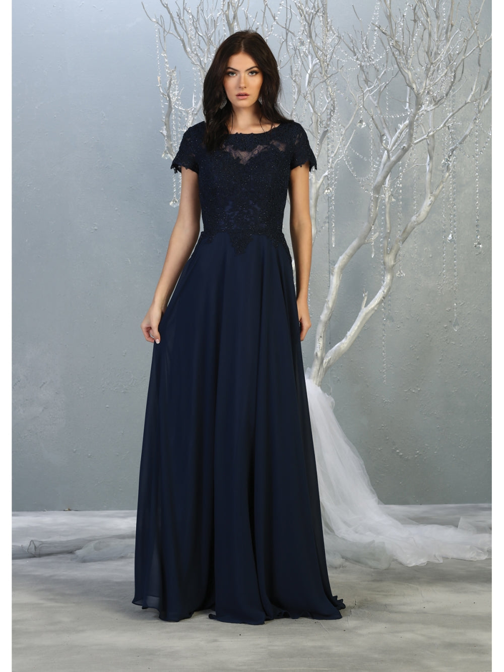 Vestido para Mamá de la Novia May Queen MQ1763 - NAVY