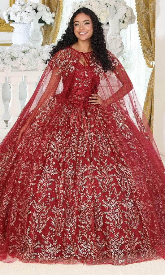 Vestido de XV Años Layla K LK204 - BURGUNDY