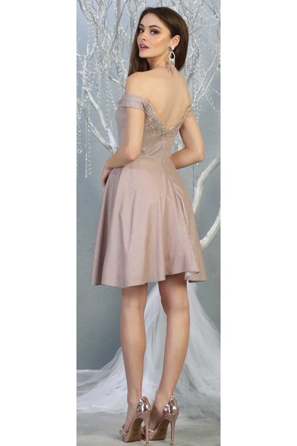 Vestido Corto de Cóctel May Queen MQ1788