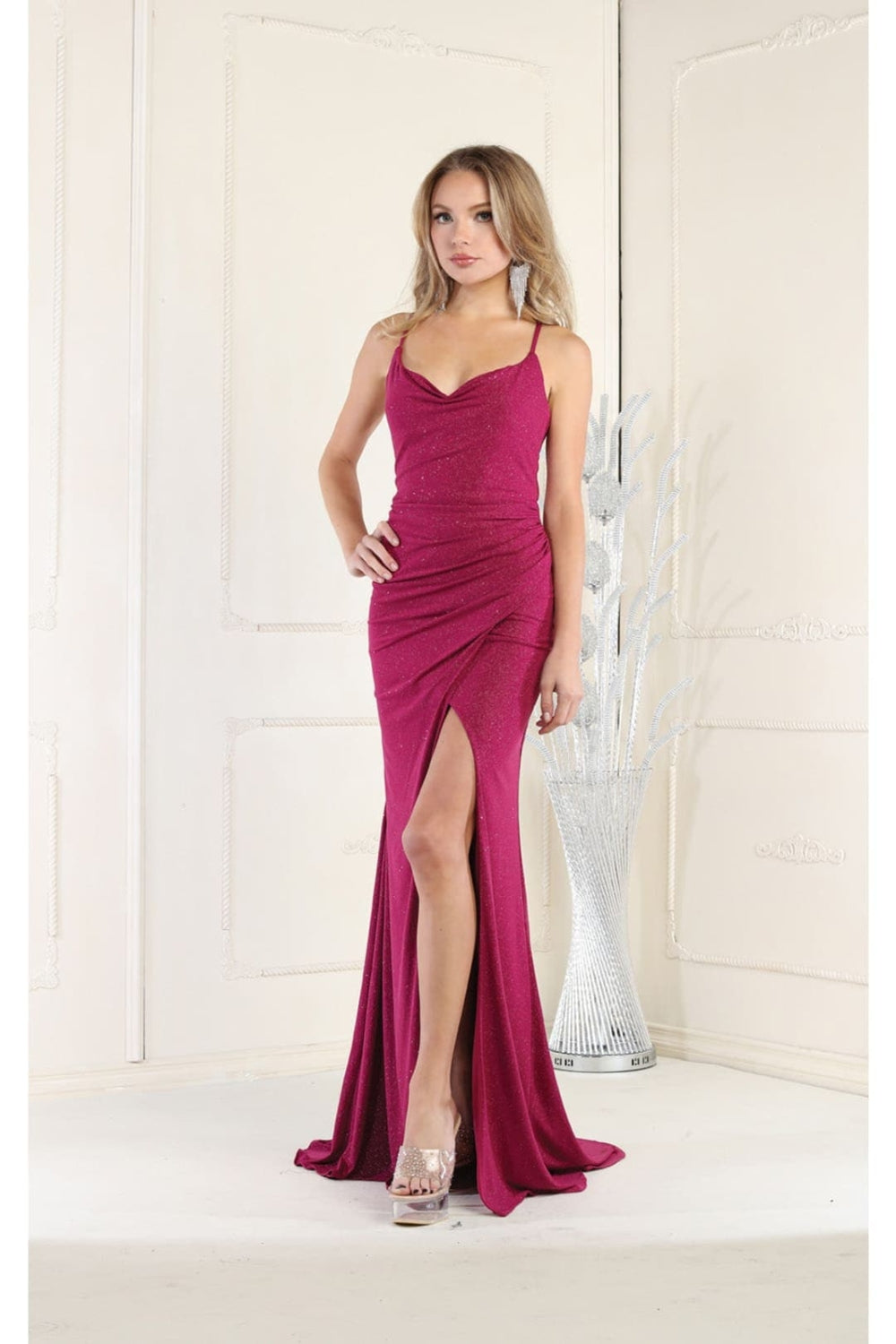 Vestido de Prom May Queen MQ1987 - MAGENTA