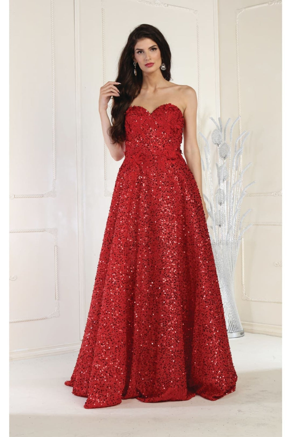 Vestido de Prom Royal Queen RQ8025 - RED