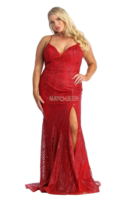 Vestido de Prom May Queen MQ1905 - RED