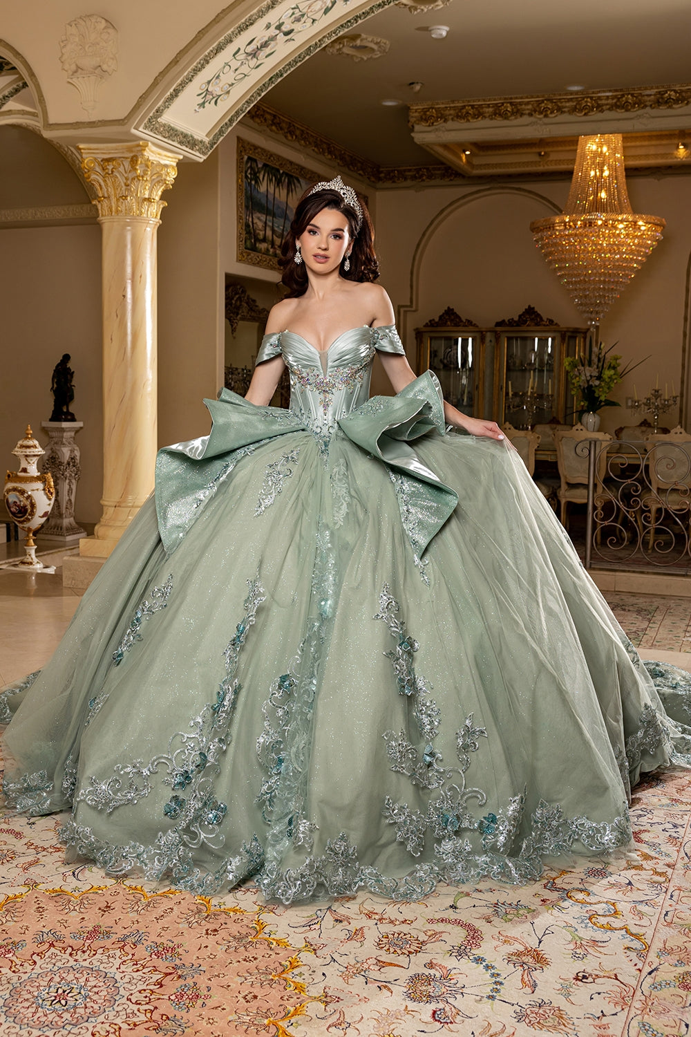 Vestido de XV Años Layla K LK297 - SAGE