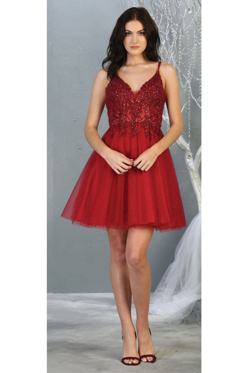 Vestido Corto de Cóctel MQ1813