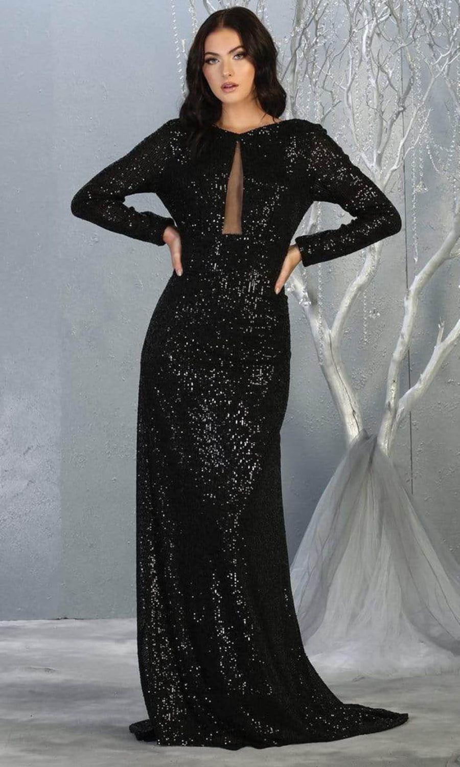 Vestido de Prom Royal Queen RQ7795 - BLACK