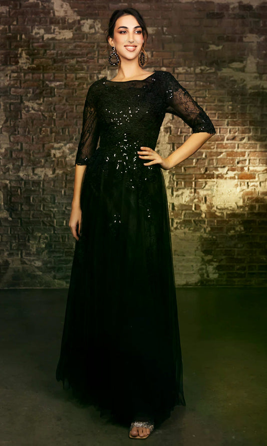 Vestido para Mamá de la Novia May Queen MQ2143 - BLACK