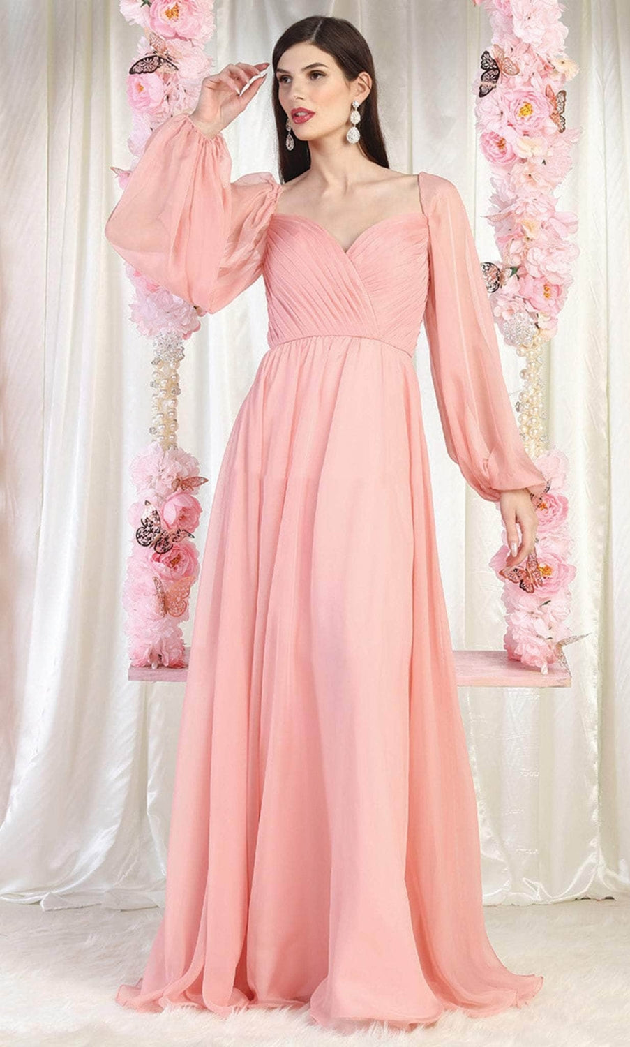 Vestido para Mamá de la Novia May Queen MQ1990 - DUSTY ROSE