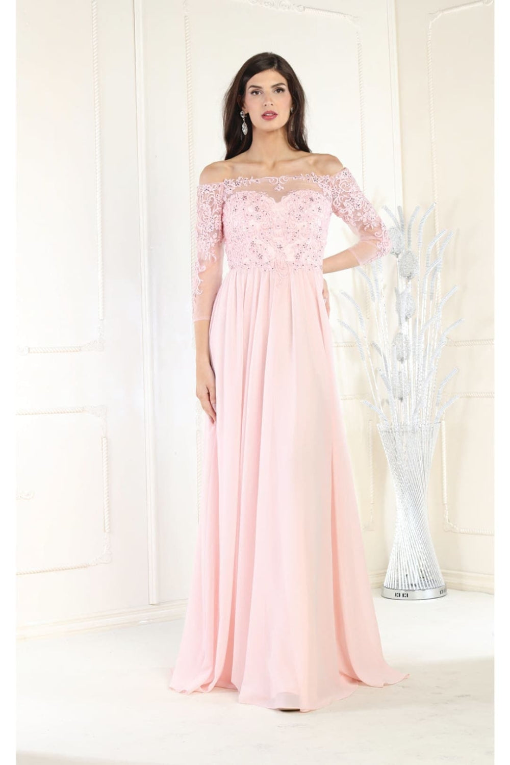 Vestido para Mamá de la Novia May Queen MQ1853 - DUSTY ROSE