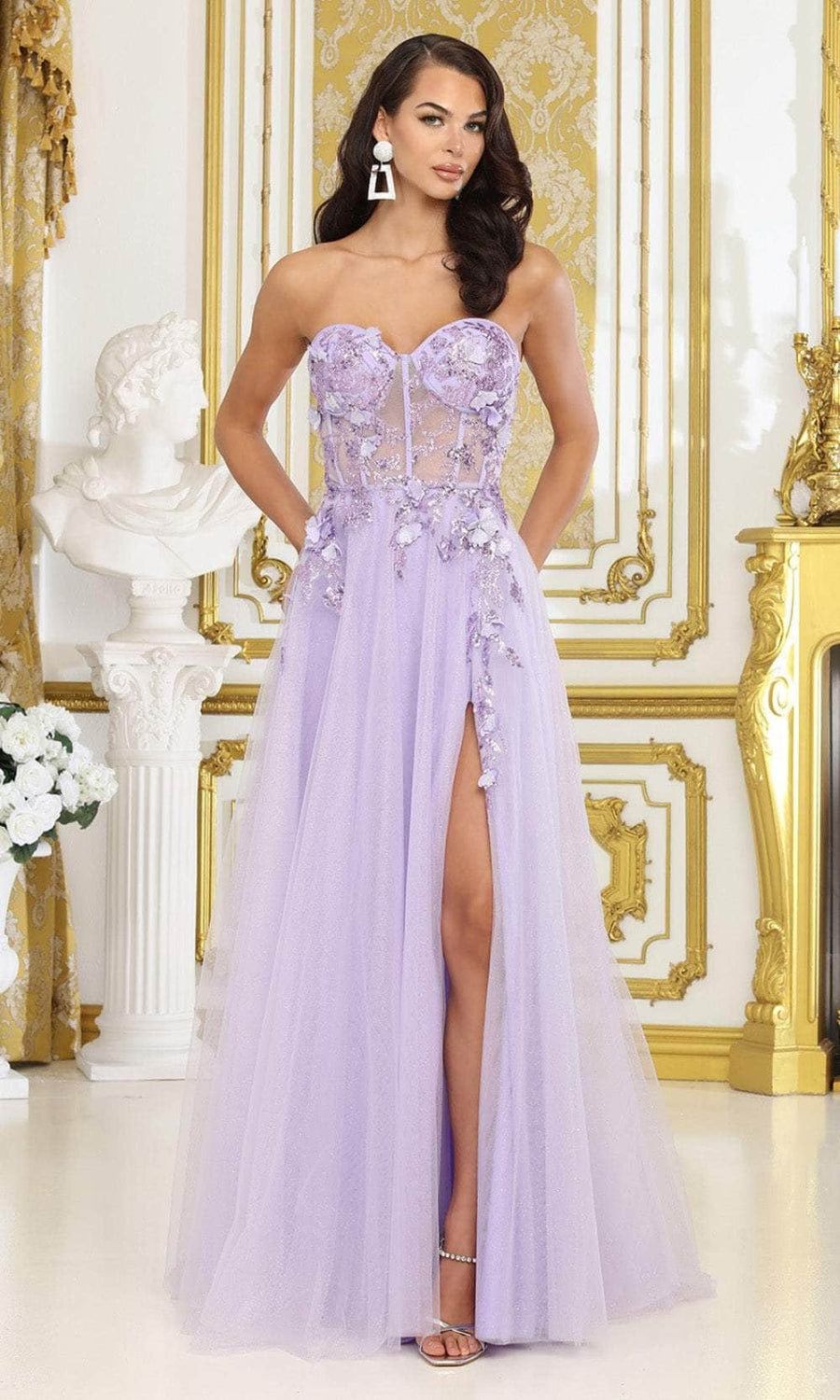 Vestido de Prom May Queen MQ2059 - LILAC