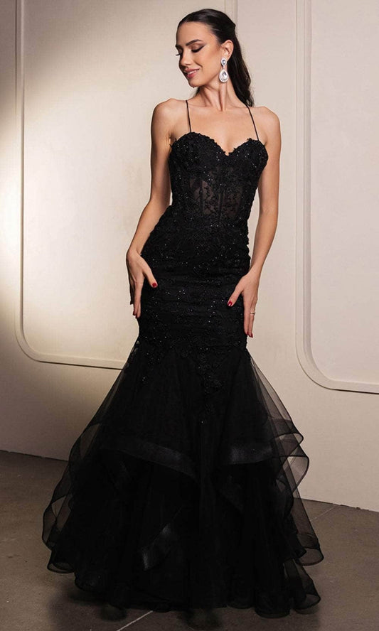 Vestido de Prom May Queen MQ2134 - BLACK