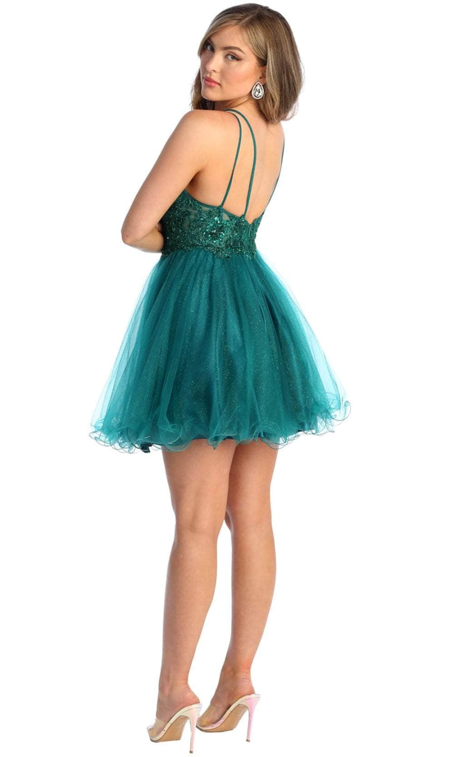 Vestido Corto de Cóctel May Queen MQ1913