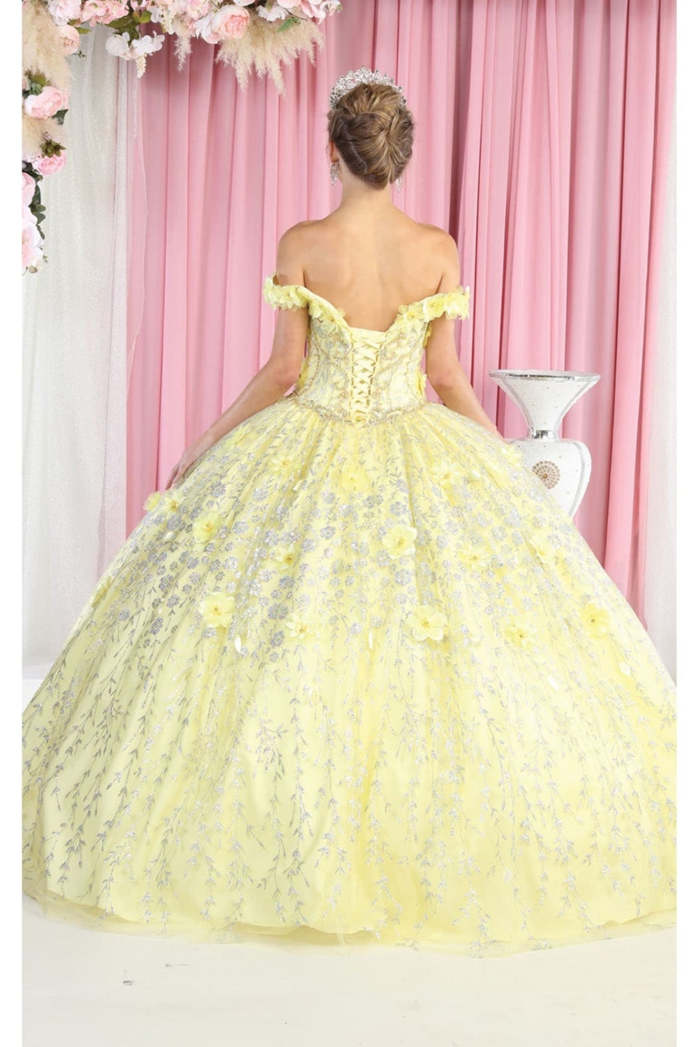Vestido de XV Años Layla K LK192 - YELLOW