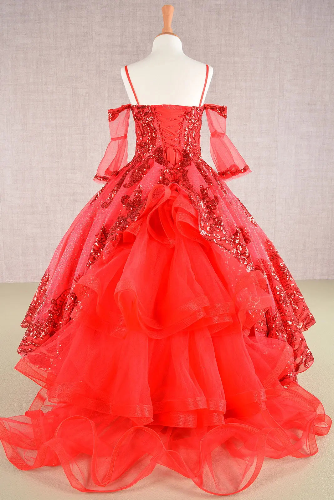 Vestido de Niña Elizabeth K GK104 - RED