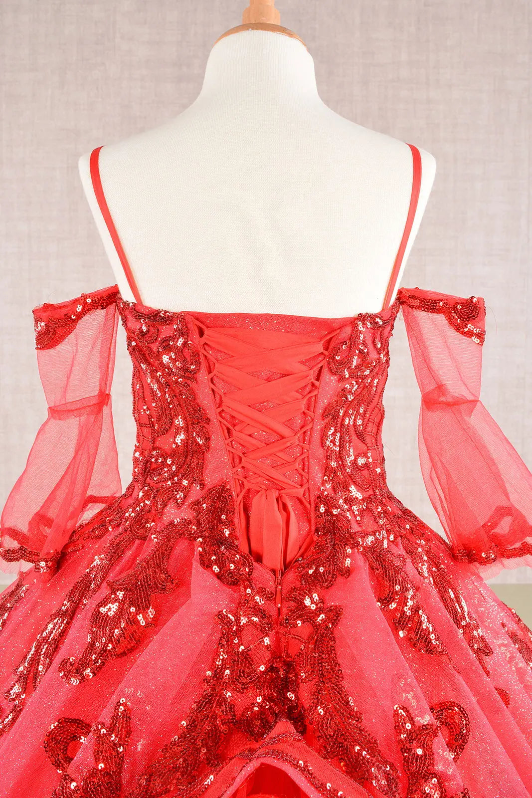 Vestido de Niña Elizabeth K GK104 - RED