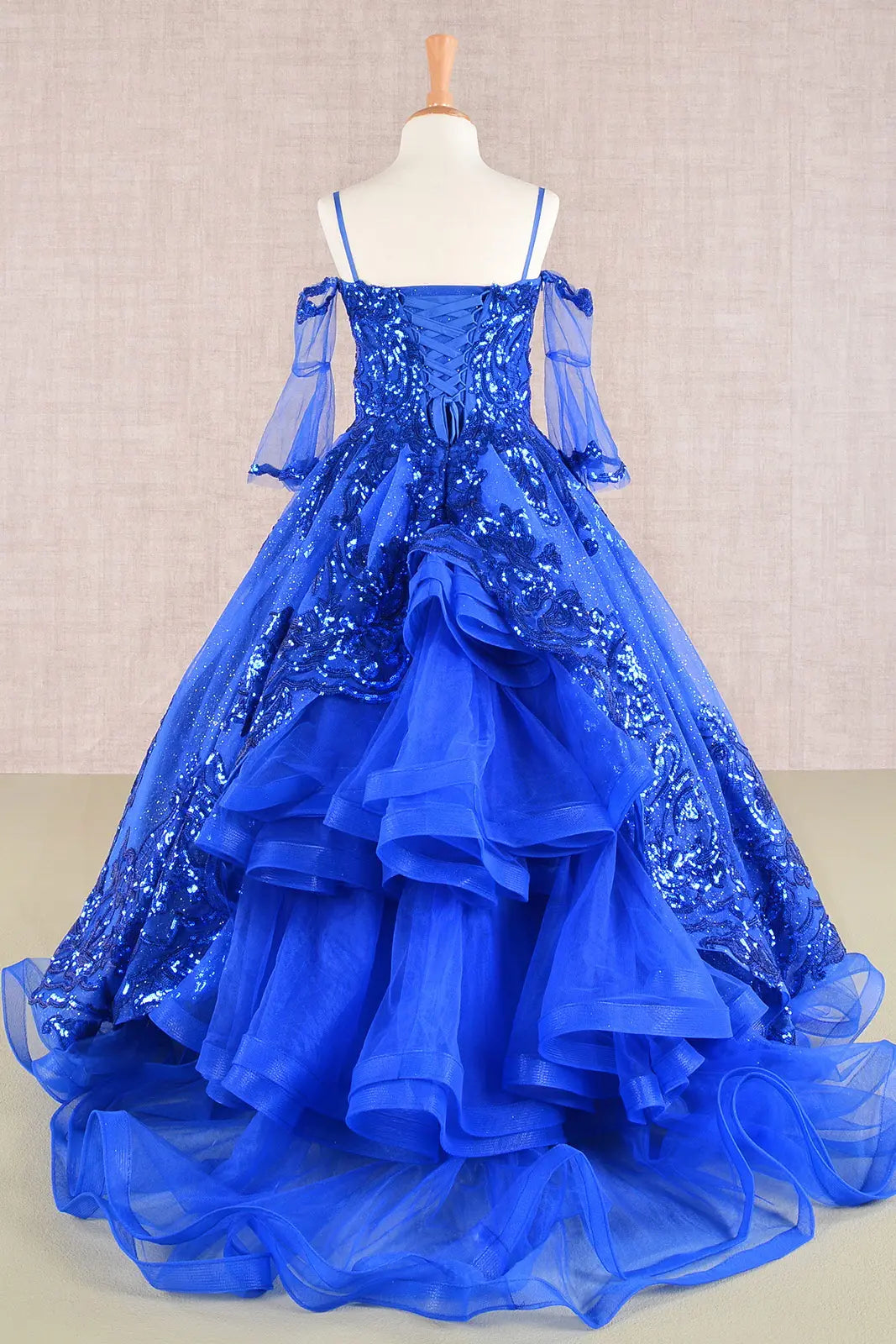 Vestido de Niña Elizabeth K GK104 - ROYAL BLUE