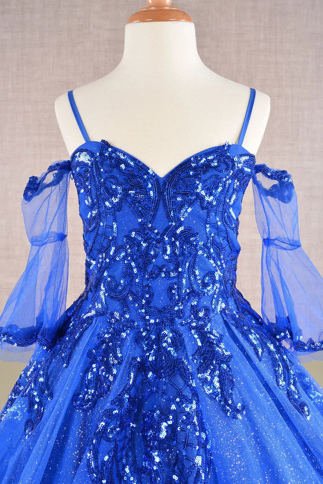 Vestido de Niña Elizabeth K GK104 - ROYAL BLUE