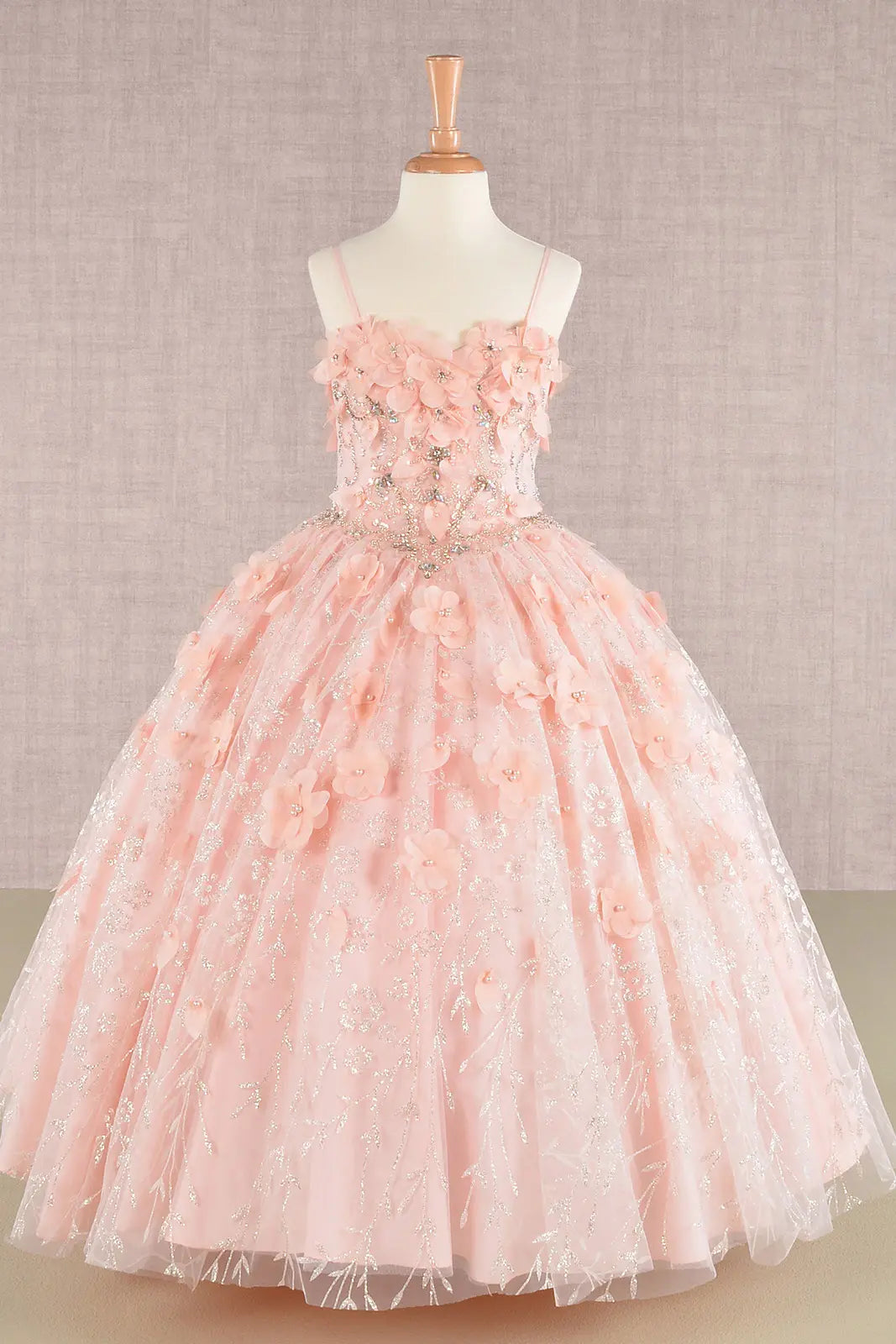 Vestido de Niña Elizabeth K GK105 - BLUSH