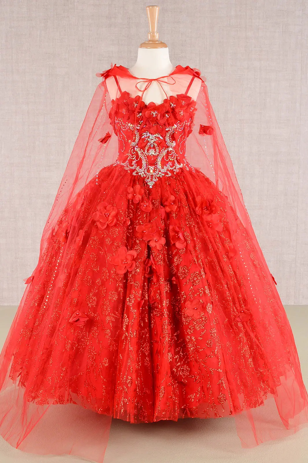 Vestido de Niña Elizabeth K GK105 - RED