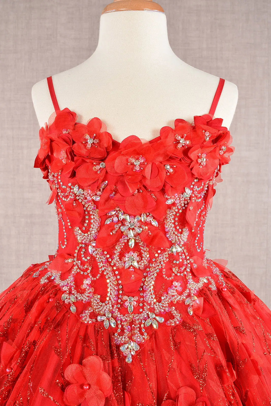 Vestido de Niña Elizabeth K GK105 - RED