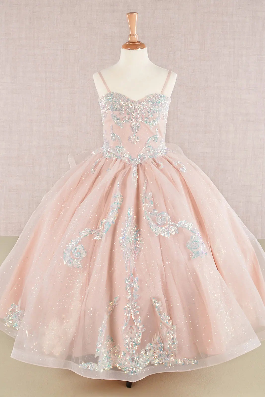 Vestido de Niña Elizabeth K GK106 - BLUSH