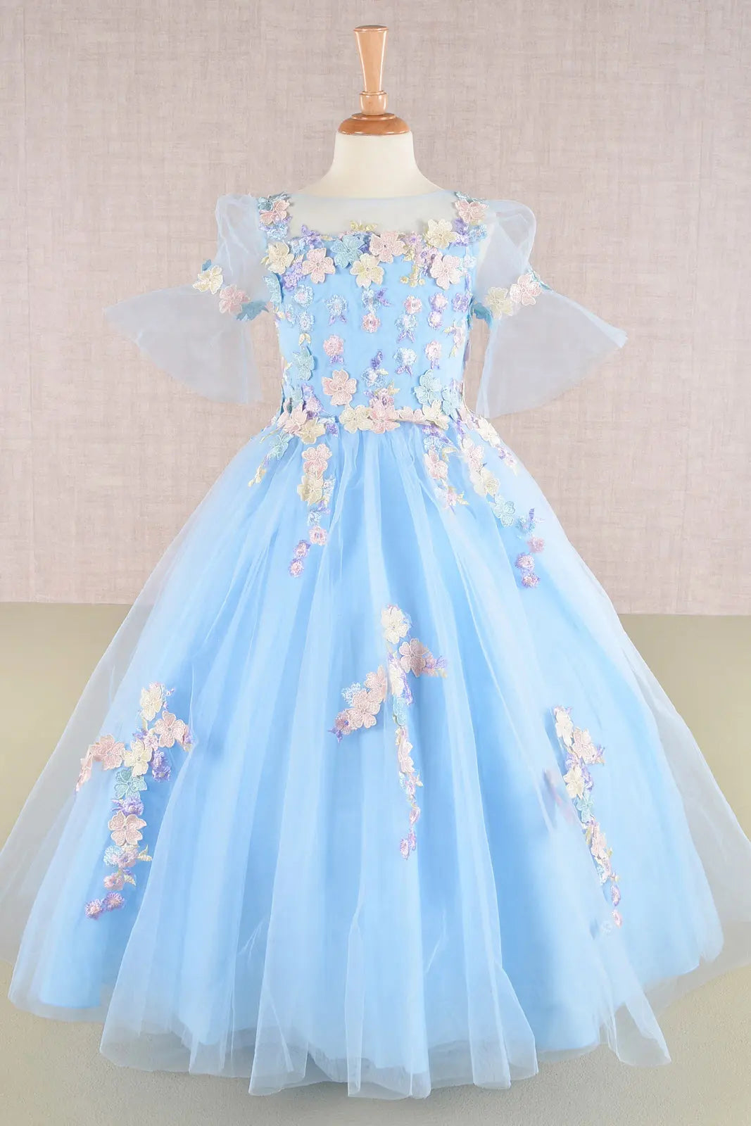 Vestido de Niña Elizabeth K GK107 - BABY BLUE