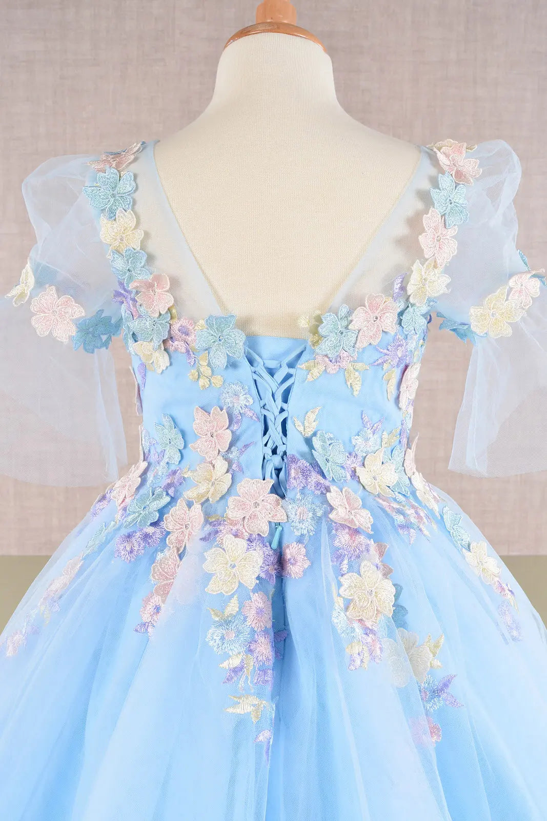Vestido de Niña Elizabeth K GK107 - BABY BLUE