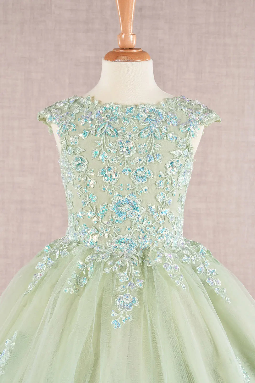 Vestido de Niña Elizabeth K GK108 - SAGE