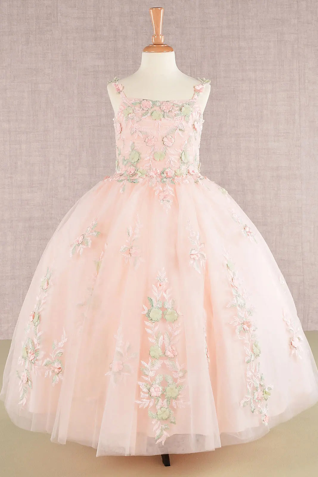 Vestido de Niña Elizabeth K GK109 - BLUSH