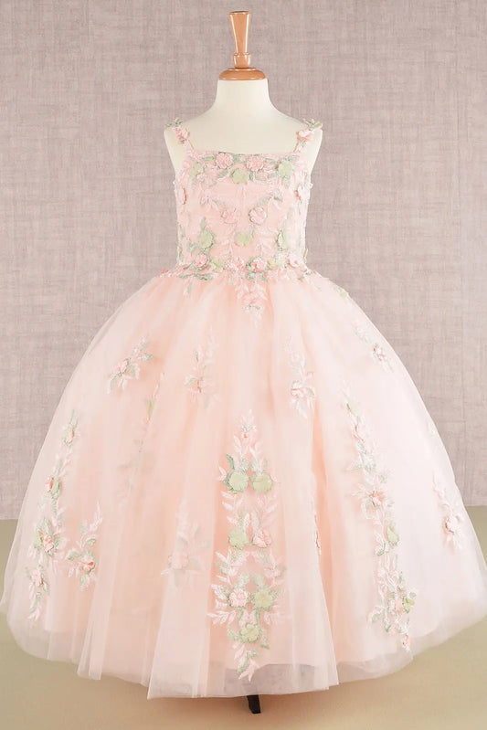 Vestido de Niña Elizabeth K GK109 - BLUSH