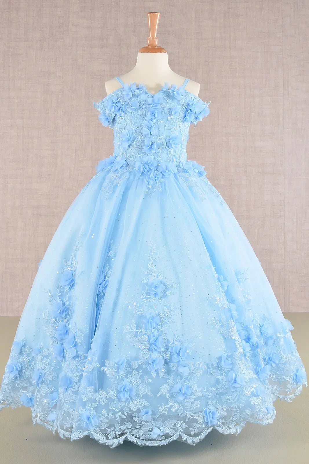 Vestido de Niña Elizabeth K GK110 - BABY BLUE