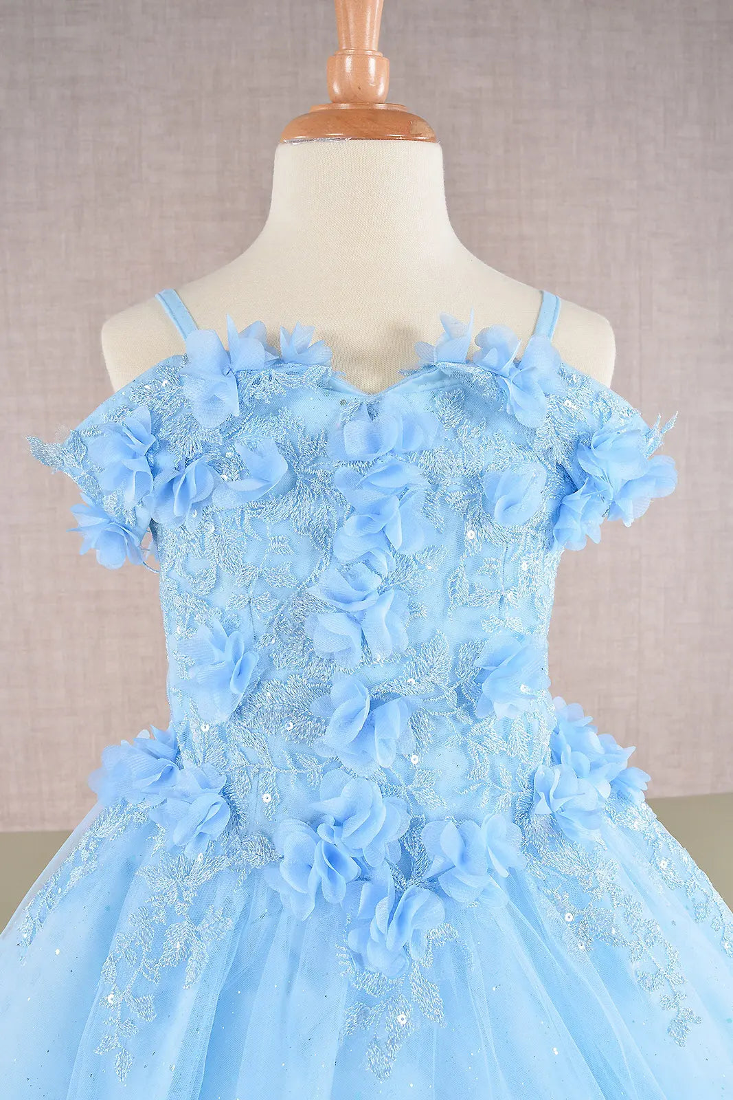 Vestido de Niña Elizabeth K GK110 - BABY BLUE