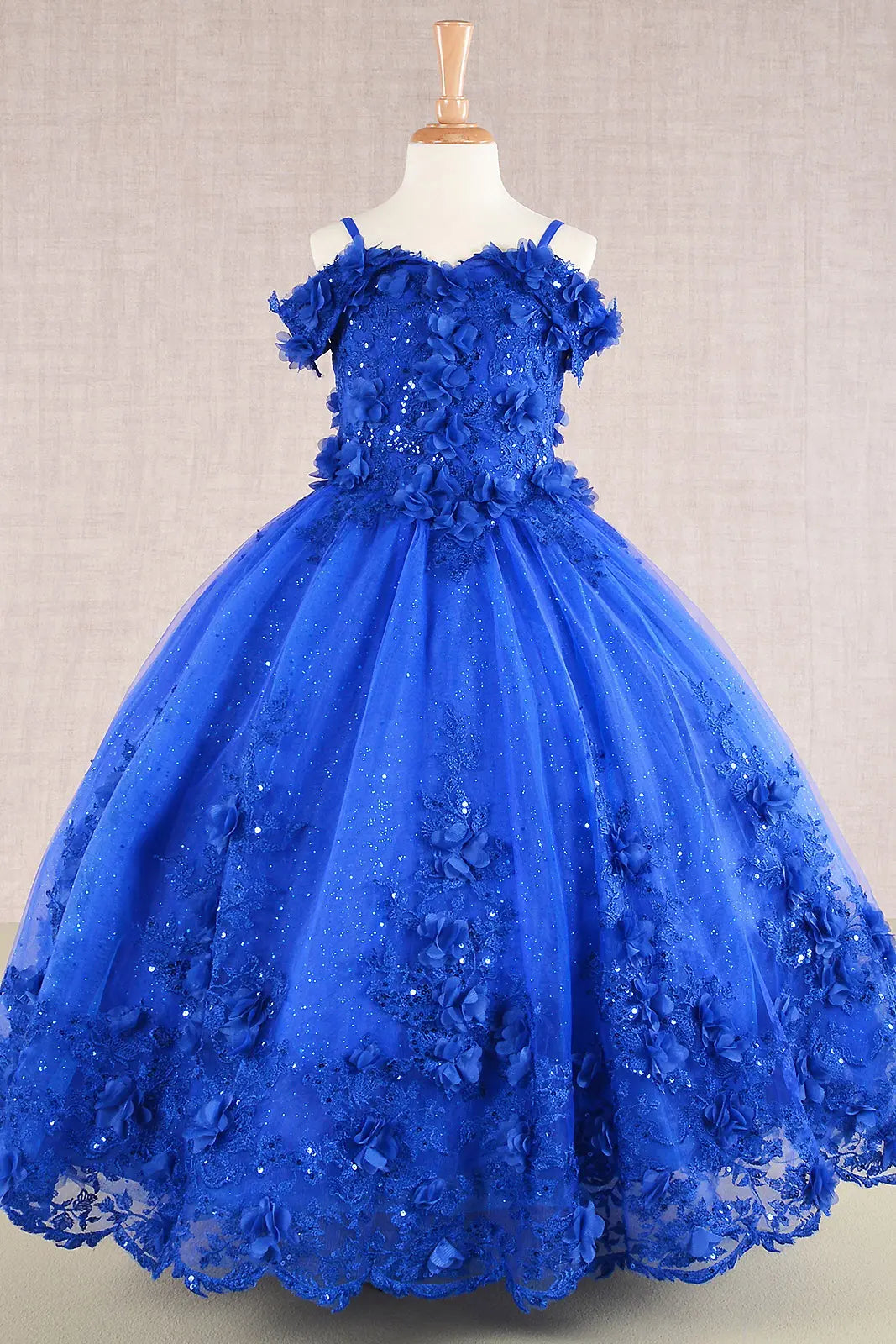 Vestido de Niña Elizabeth K GK110 - ROYAL BLUE