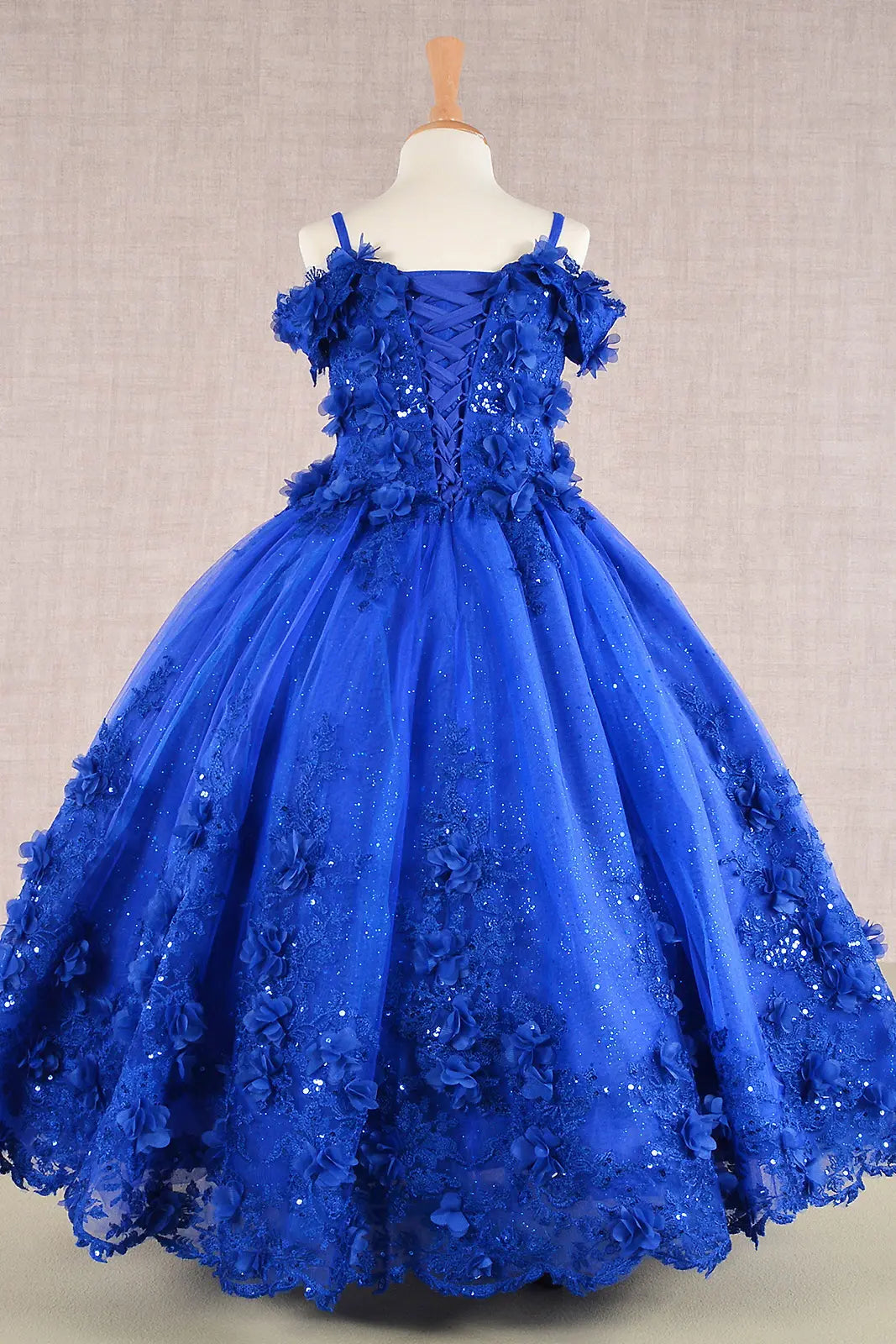 Vestido de Niña Elizabeth K GK110 - ROYAL BLUE