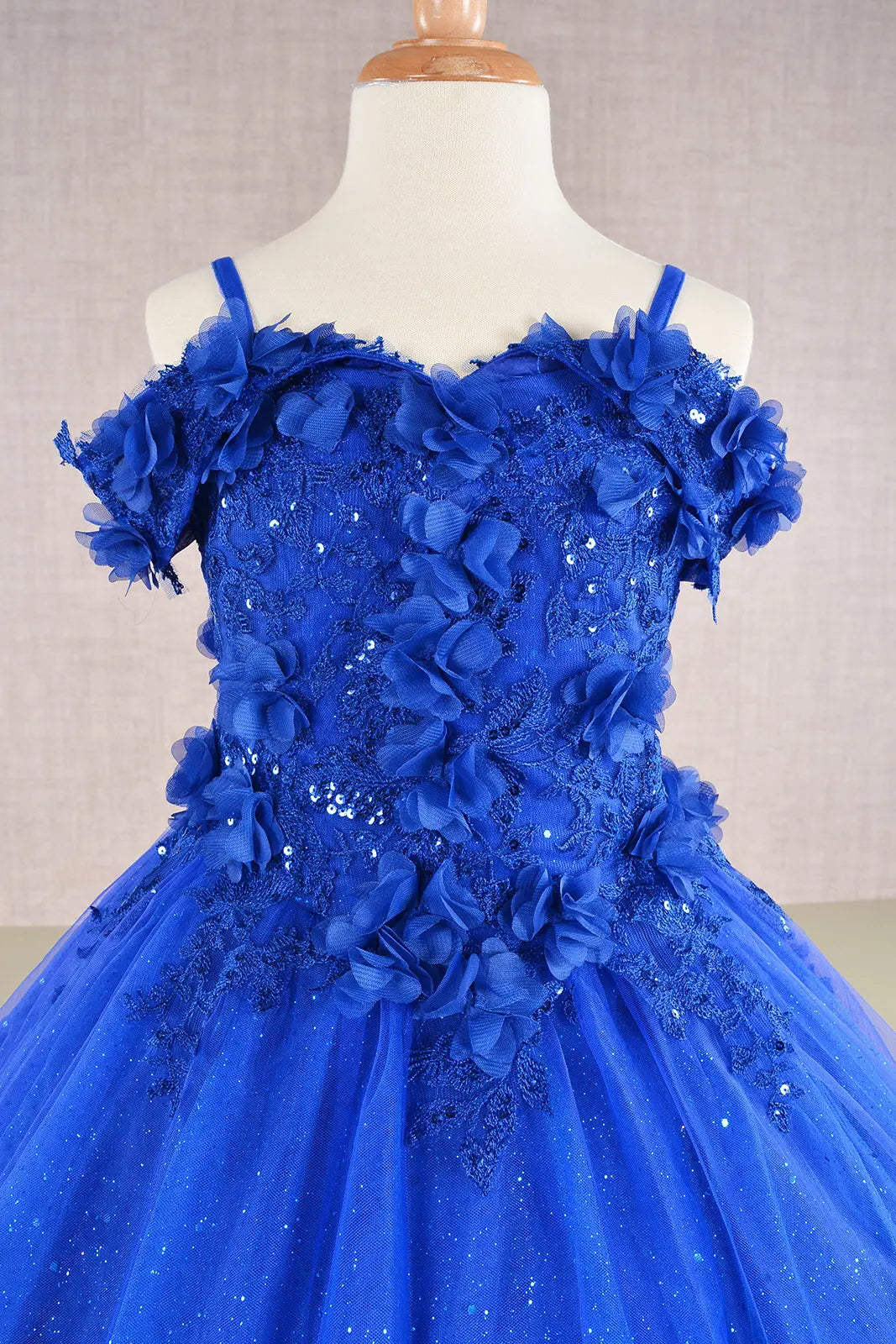 Vestido de Niña Elizabeth K GK110 - ROYAL BLUE