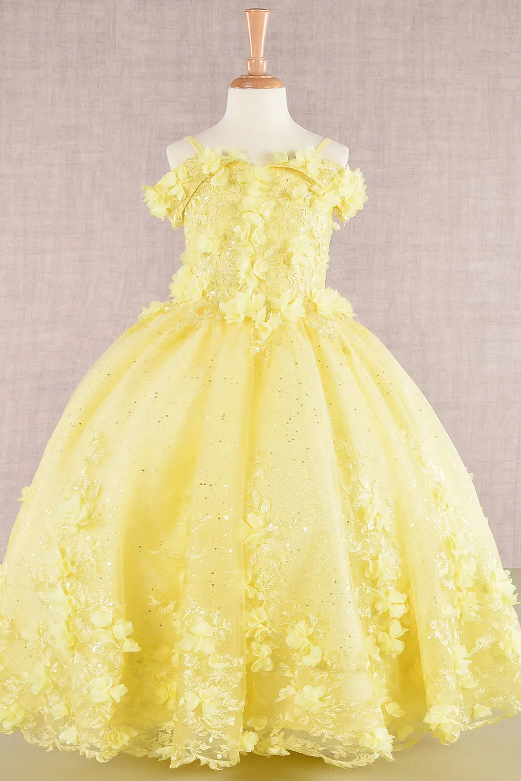Vestido de Niña Elizabeth K GK110 - YELLOW