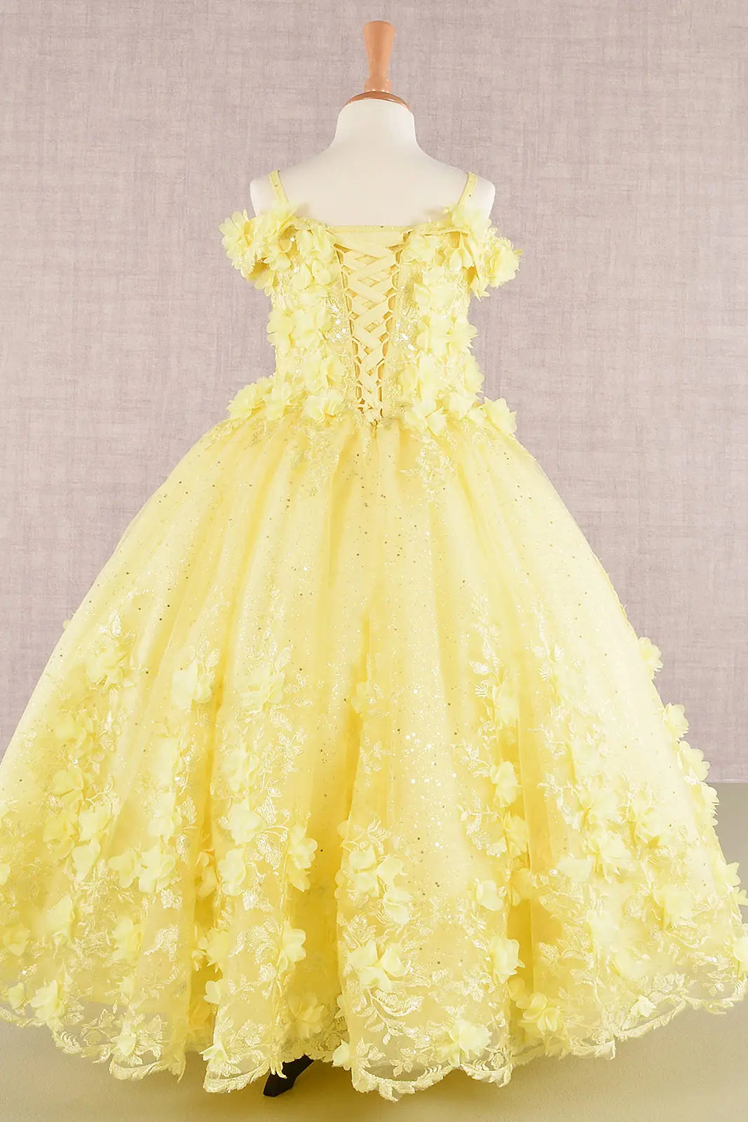 Vestido de Niña Elizabeth K GK110 - YELLOW
