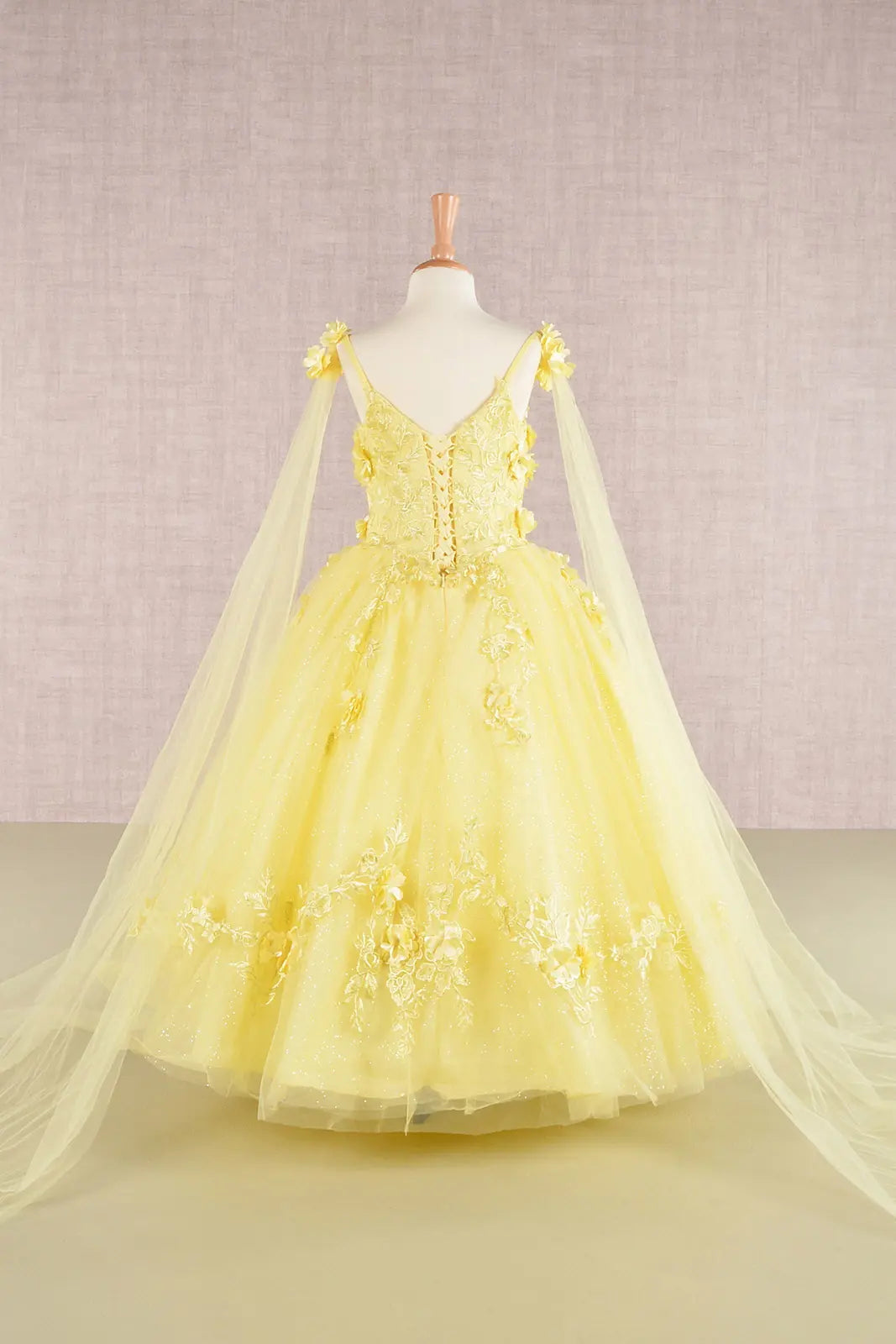 Vestido de Niña Elizabeth K GK111 - YELLOW
