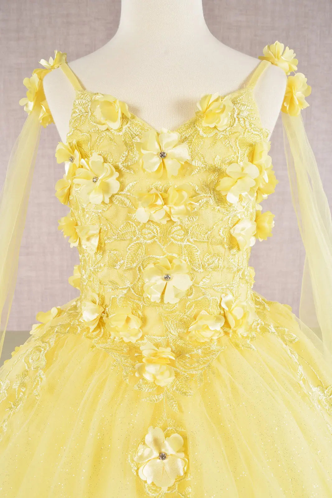 Vestido de Niña Elizabeth K GK111 - YELLOW