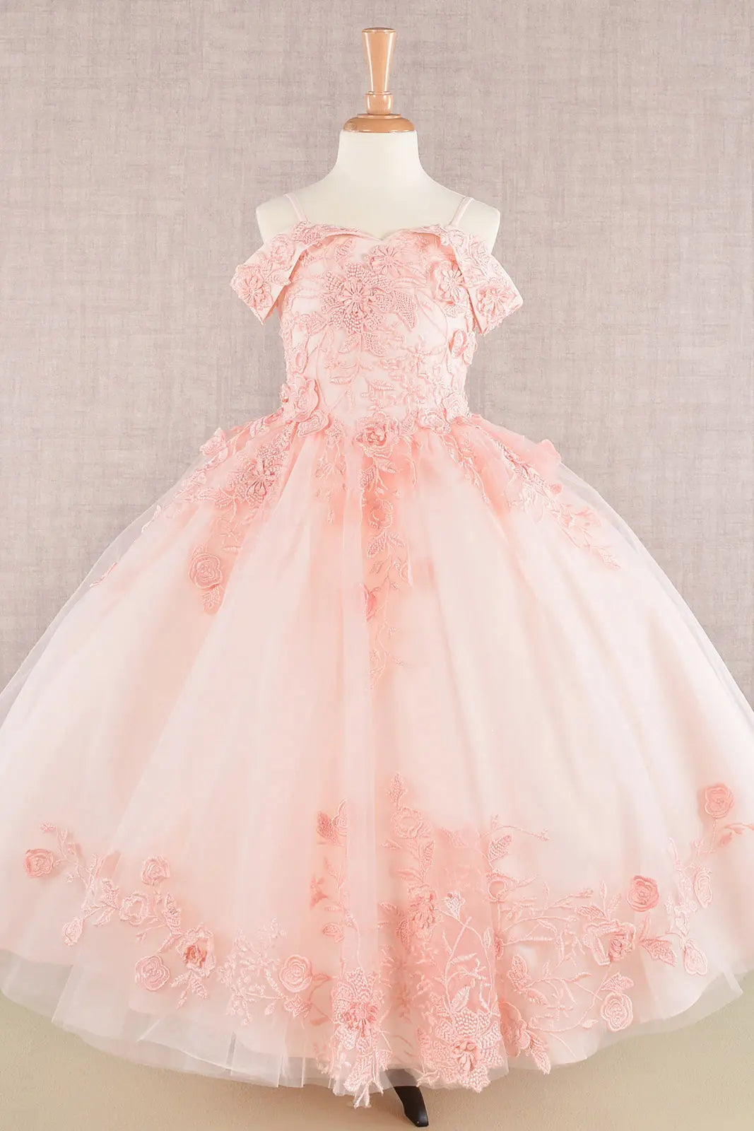 Vestido de Niña Elizabeth K GK112 - BLUSH