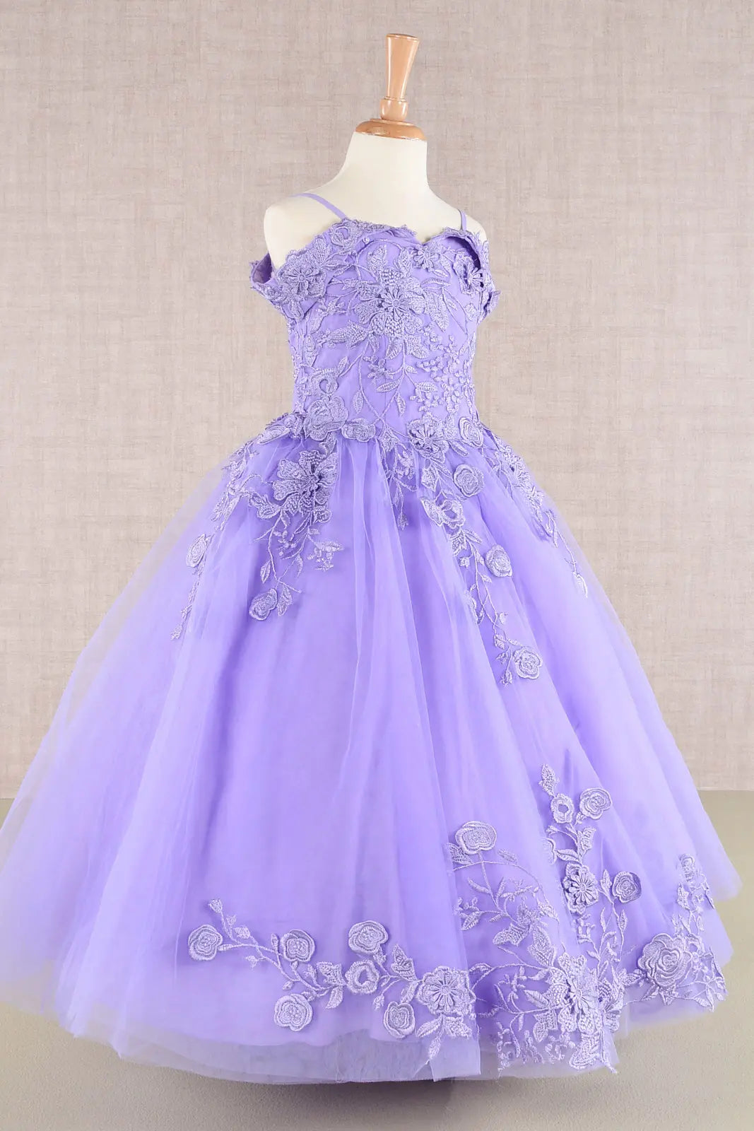 Vestido de Niña Elizabeth K GK112 - LAVENDER