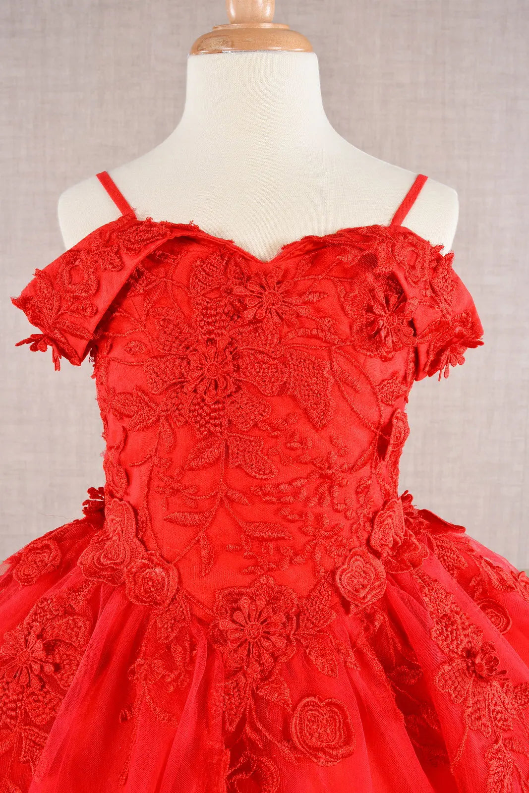 Vestido de Niña Elizabeth K GK112 - RED
