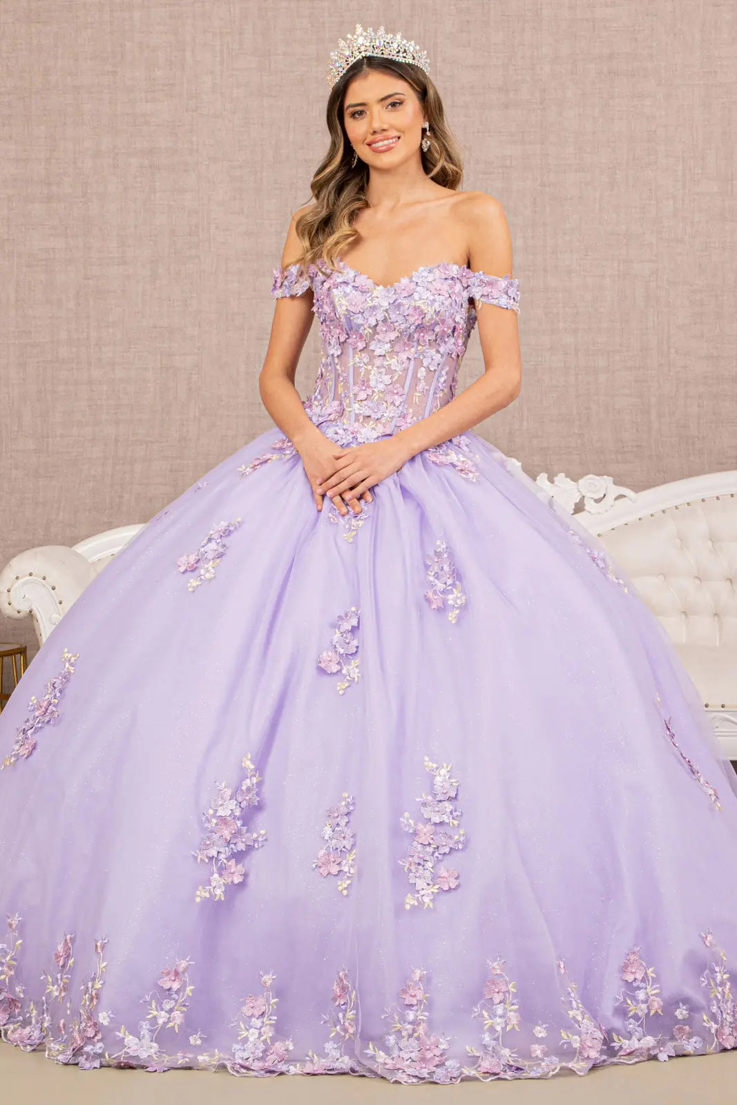 Vestido de XV Años Elizabeth K GL3182 - LILAC