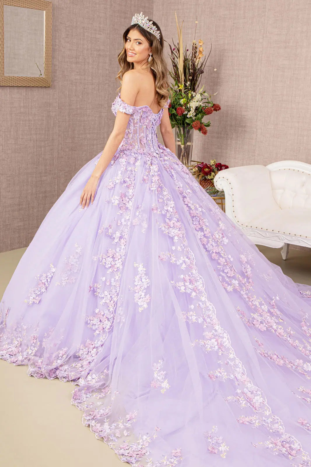 Vestido de XV Años Elizabeth K GL3182 - LILAC