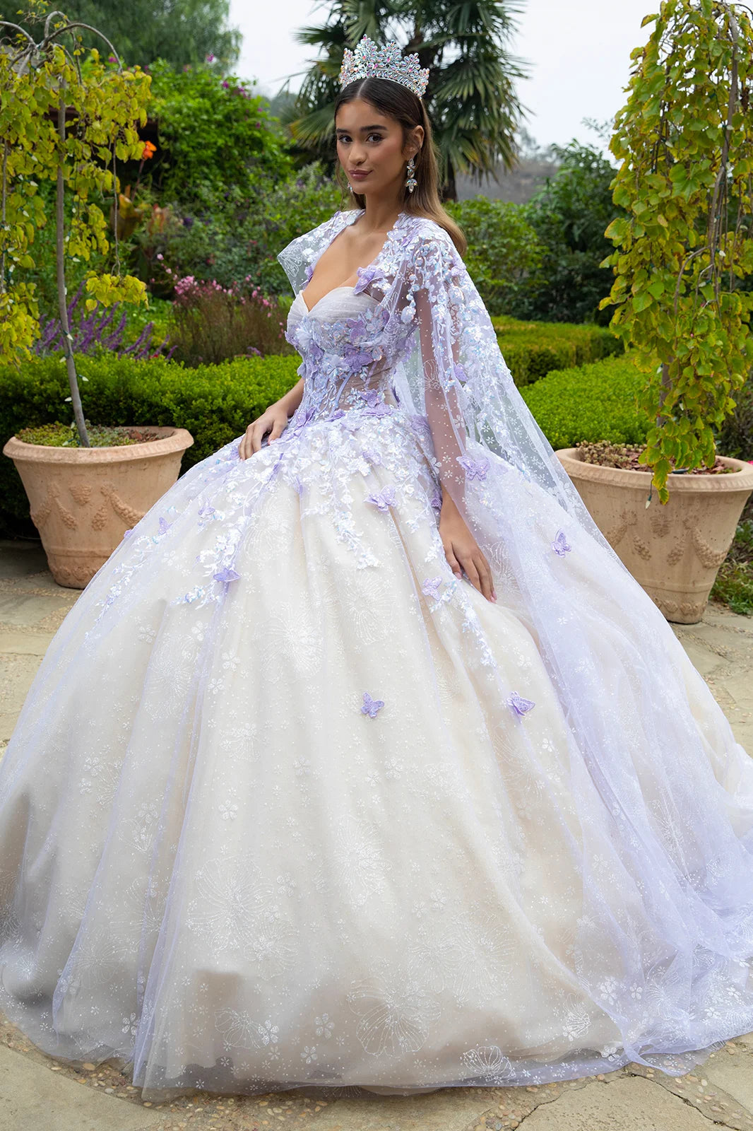 Vestido de XV Años GLS by Gloria GL3501 - LILAC/CHAMPAGNE